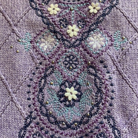 Alfred Dunner sweater size XL - Picture 3 of 6